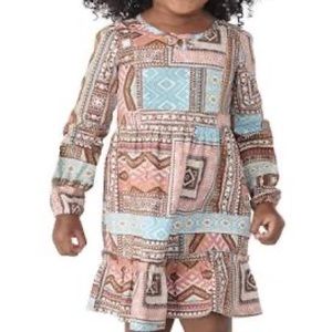 Girls 5T dress & hair bows NWT